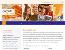 Tablet Screenshot of carantegroep.nl
